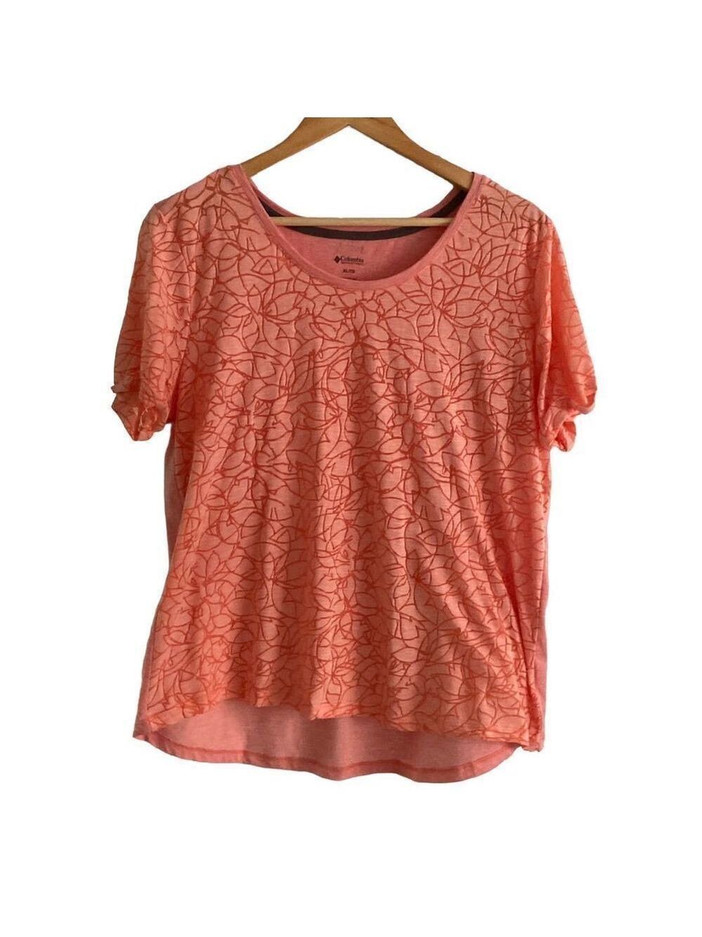 COLUMBIA Top Women’s Orange Size XL